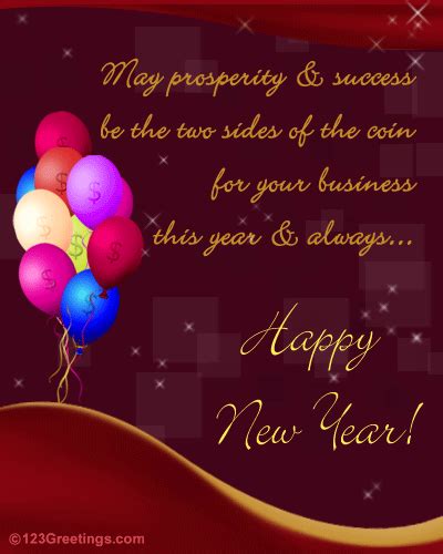 New Year Business Greeting... Free Business Greetings eCards | 123 Greetings | Happy new year ...