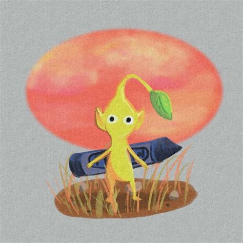 Yellow pikmin school by sad13cactus on DeviantArt