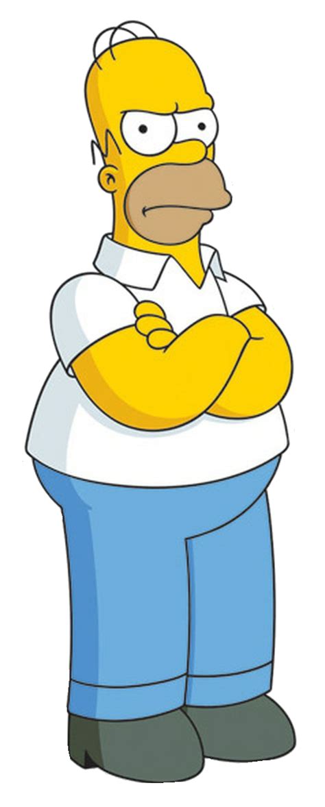 Angry Homer Simpson (PNG) by Qhaalis on DeviantArt