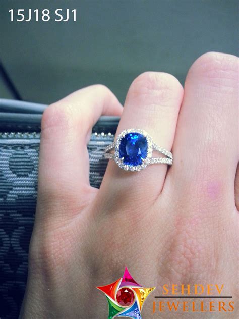 Stylish and elegant blue sapphire ring. | Blue sapphire rings, Blue sapphire, Sapphire