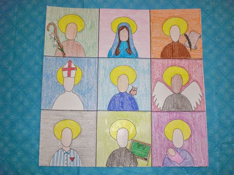 Look to Him and be Radiant: All Saints Day Art Project