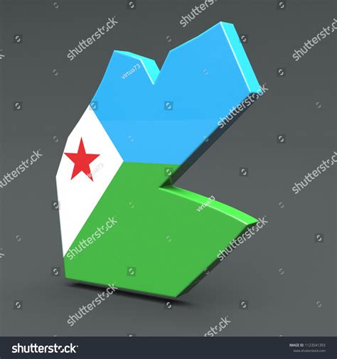 Africa Countries 3d Flag Maps On Stock Illustration 1123541393 | Shutterstock