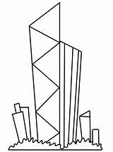 New Skyscraper Coloring Page  Free Printable Pages For Kids sketch template