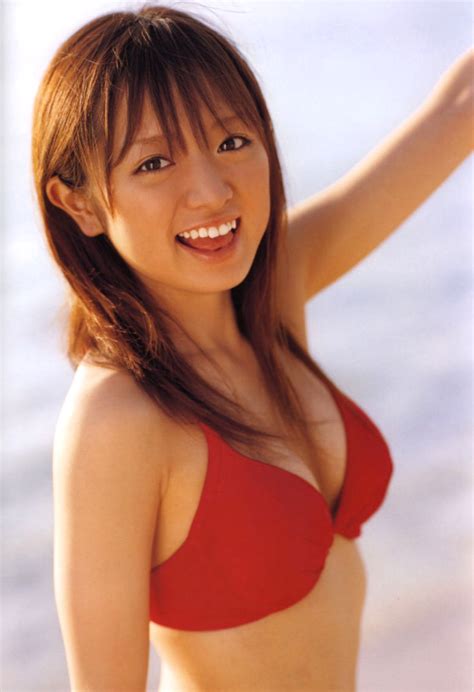 Japanese Hot Girls: Asami Konno Japanese Cutie Singer Sexy Red Bikini Photo