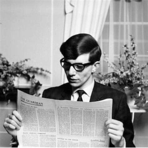 Stephen Hawking reading The Guardian 1960s : r/OldSchoolCool