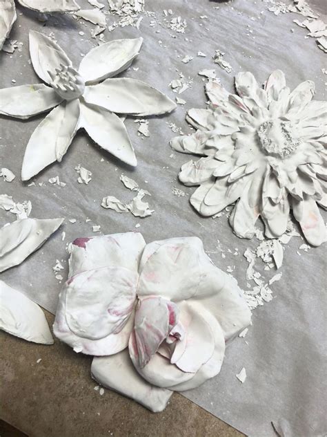 DIY Plaster of Paris Flowers - The Shabby Tree | Diy plaster, Paris flowers, Paris wall art diy