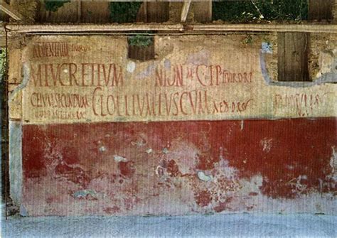 Art History Madness: "Graffiti" from Pompeii