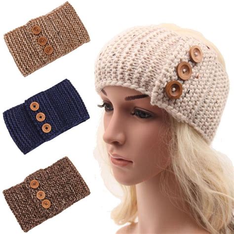 Fashion-Korean-Women-Winter-Warm-Braided-Knit-Wool-Hat-font-b-Cap-b-font-Headband-Hair Wool Hat ...
