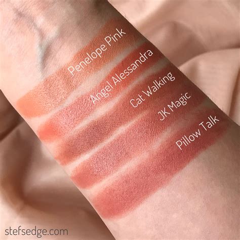 Catwalking Lipstick Swatches - Charlotte Tilbury Super Nudes Collection - Stef's Edge