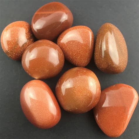 SUN STONE Red Aventurine Tumbled Stone Crystal Crystal Healing MINERALS