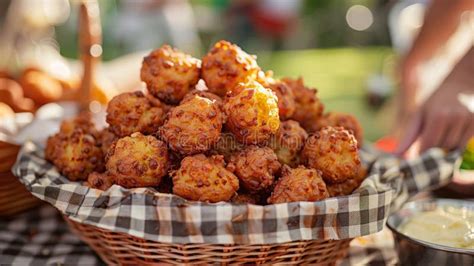 Golden-Brown Southern Hush Puppies with Honey Butter for Juneteenth ...