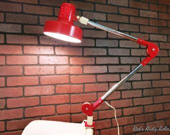 Vintage Desk Adjustable Arm Lamp. 70's Office Light/reading Lamp - Etsy