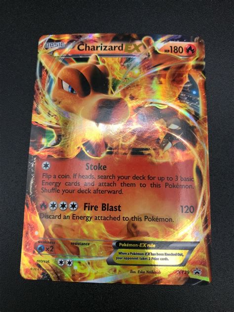 Charizard EX ULTRA RARE XY29 Pokemon X and Y Set Black Star Tin Promo NM 2014 | eBay