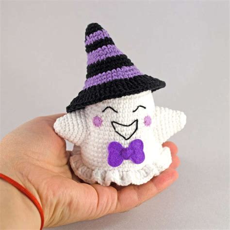 Happy Halloween Ghosts Crochet Pattern – KnittingKitty – I Crochet patterns for amigurumi toys I ...