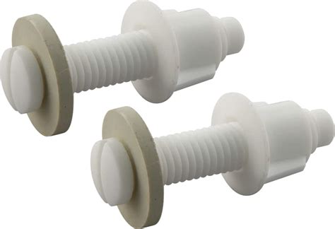 PlumbShop Plastic Toilet Seat Hinge Bolt Set, White | Canadian Tire