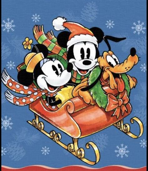 Disney Christmas | Disney christmas cards, Mickey mouse, Mickey mouse art