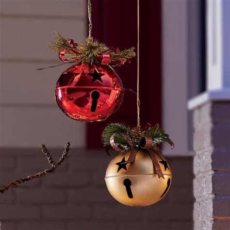 Large Jingle Bell with Greenery | Christmas decorations for the home, Christmas decorations ...