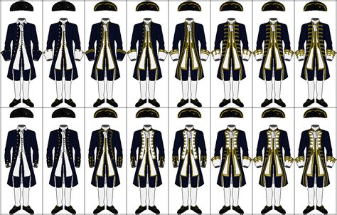 Uniforms of the Royal Navy, 1748-1767 by CdreJohnPaulJones on DeviantArt | Royal navy uniform ...