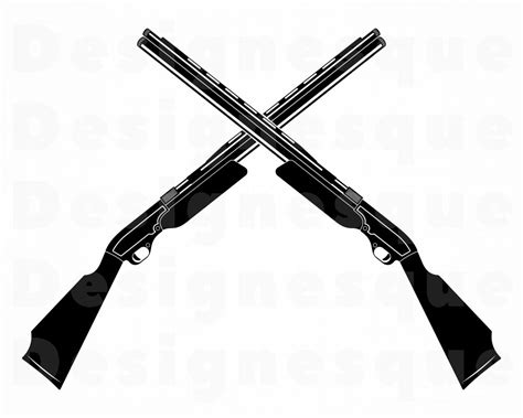 Dxf Shotgun Svg Png Gun Svg Shotgun Files for Cricut Cut Files For Silhouette Double Barrel ...