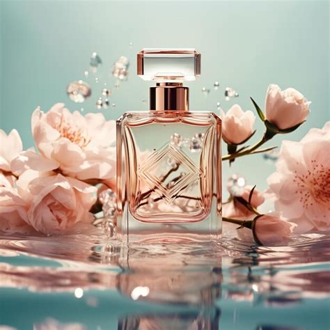 Premium AI Image | perfume with jasmine flowers