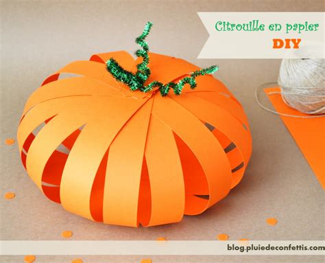 Décoration Citrouille Halloween Facile