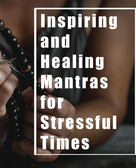 Inspiring And Healing Mantras For Stressful Times in 2020 | Healing mantras, Mantras, Positive ...