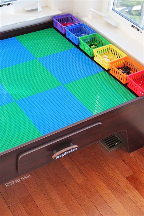 Create an awesome LEGO table from a neglected train table with this easy DIY project. Includes a ...