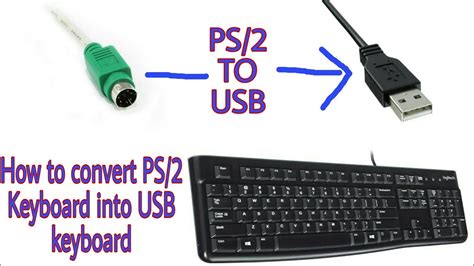 How to convert PS/2 Keyboard into USB keyboard - YouTube