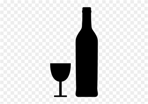Silhouette, Beverage, Drink, Restaurant, Bottle, Wine, - Drinking Glass Silhouette Transparent ...