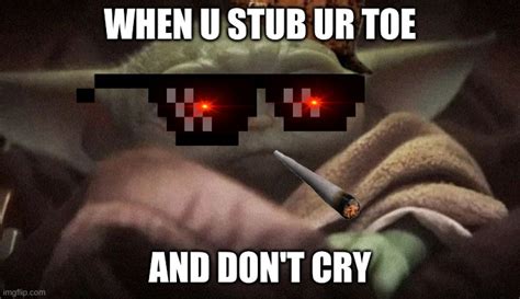 Crying Baby Yoda - Imgflip