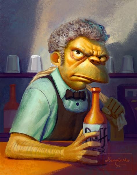 Moe - The Simpsons Tribute on Behance Simpsons Characters, Simpsons Art ...