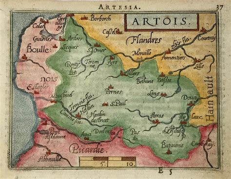 Maps, France, Artois, Ortelius – Philographikon Antique Maps and Prints