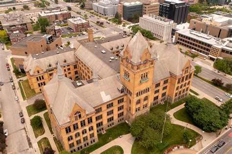 Download Aerial View Of Wayne State University Wallpaper | Wallpapers.com