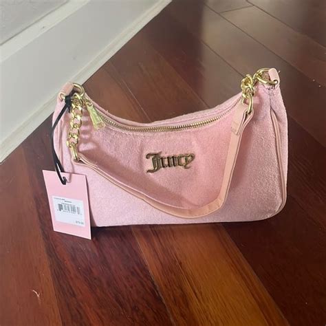 AUTHENTIC Juicy Couture pink shoulder bag | Juicy couture clothes ...