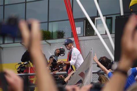 Lewis Hamilton | Lewis Hamilton celebrates with the fans aft… | Flickr