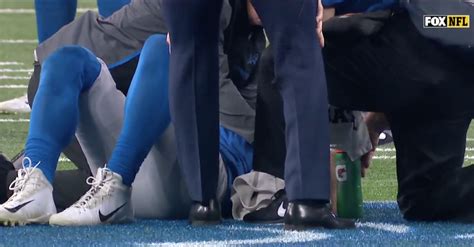 Matthew Stafford forced to limp off the field after taking absolutely ...