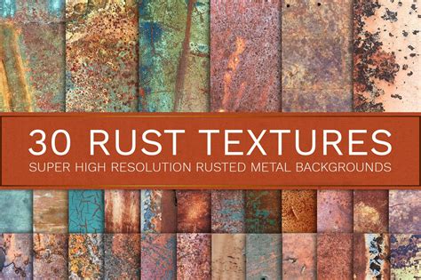 Rusted Metal Textures - Design Cuts