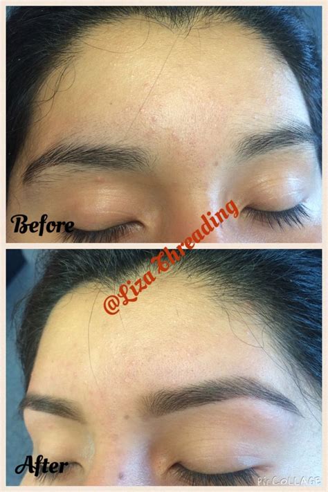 Before/After Eyebrow Threading at Liza Threading | Perfect eyebrows ...