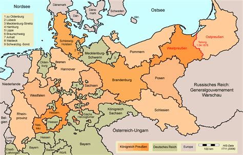 HIS-Data Königreich Preußen: Provinzen 1878-1918 Karte