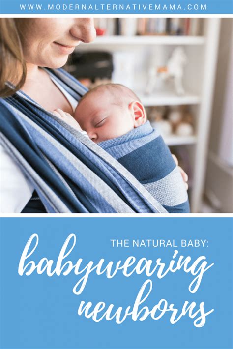 The Natural Baby: Babywearing Newborns