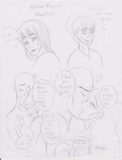 Nora x Victor Fries doodles by kathlien on DeviantArt