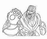 Marvel Villain Thanos Coloring Pages  XColoringscom sketch template