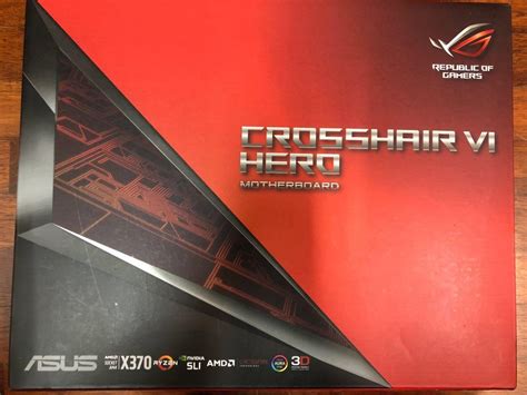 Asus Crosshair VI Hero, Computers & Tech, Parts & Accessories, Computer Parts on Carousell