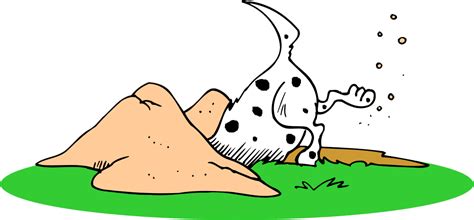 Dog Digging Clipart | Free download on ClipArtMag