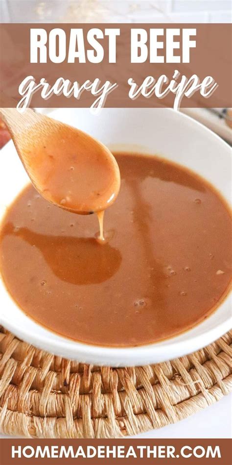 The Best Roast Beef Gravy Recipe | Roast beef recipes, Beef gravy recipe, Homemade beef gravy