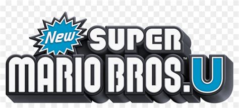 New Super Mario Bros U Logo Png, Transparent Png - 5532x2676(#1092640 ...