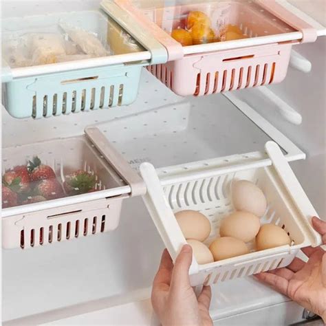 Temu Kitchen Storage Supplies, Refrigerator Storage Racks, Freezer ...