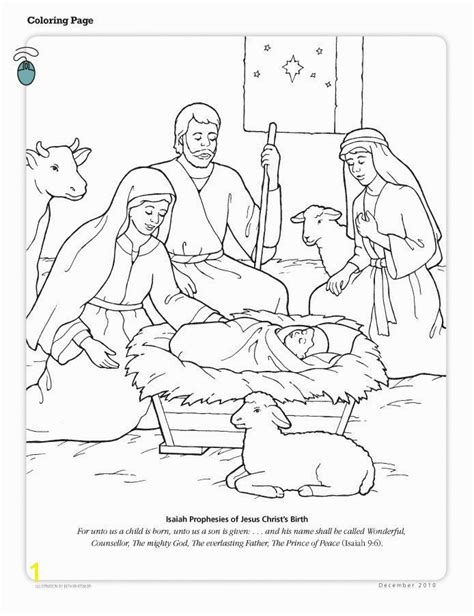 Jesus Born Printable Coloring Pages | divyajanan