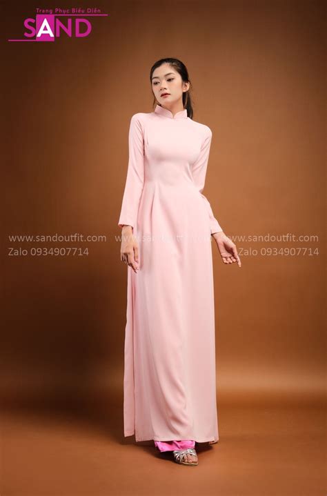 Trang Phục Áo Dài Hồng Nhạt – Sand Outfit