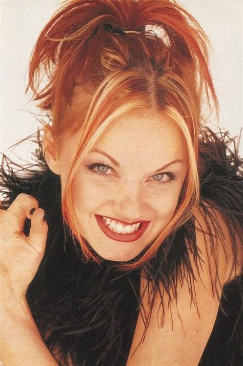 Geri Halliwell aka Ginger Spice | Orange hair, 1990s hairstyles, Ginger ...